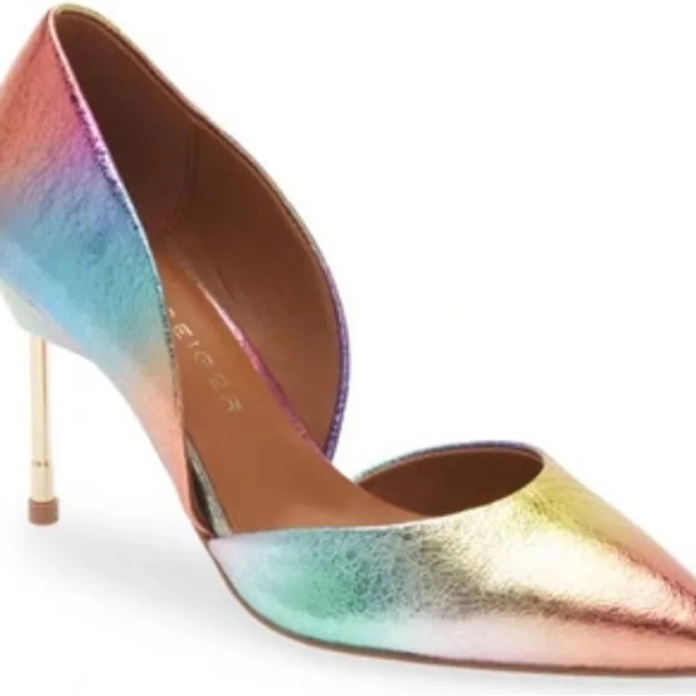 Kurt Geiger Multicolor Metallic Heels